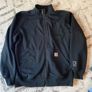 Mens Carhartt zip down sweater.